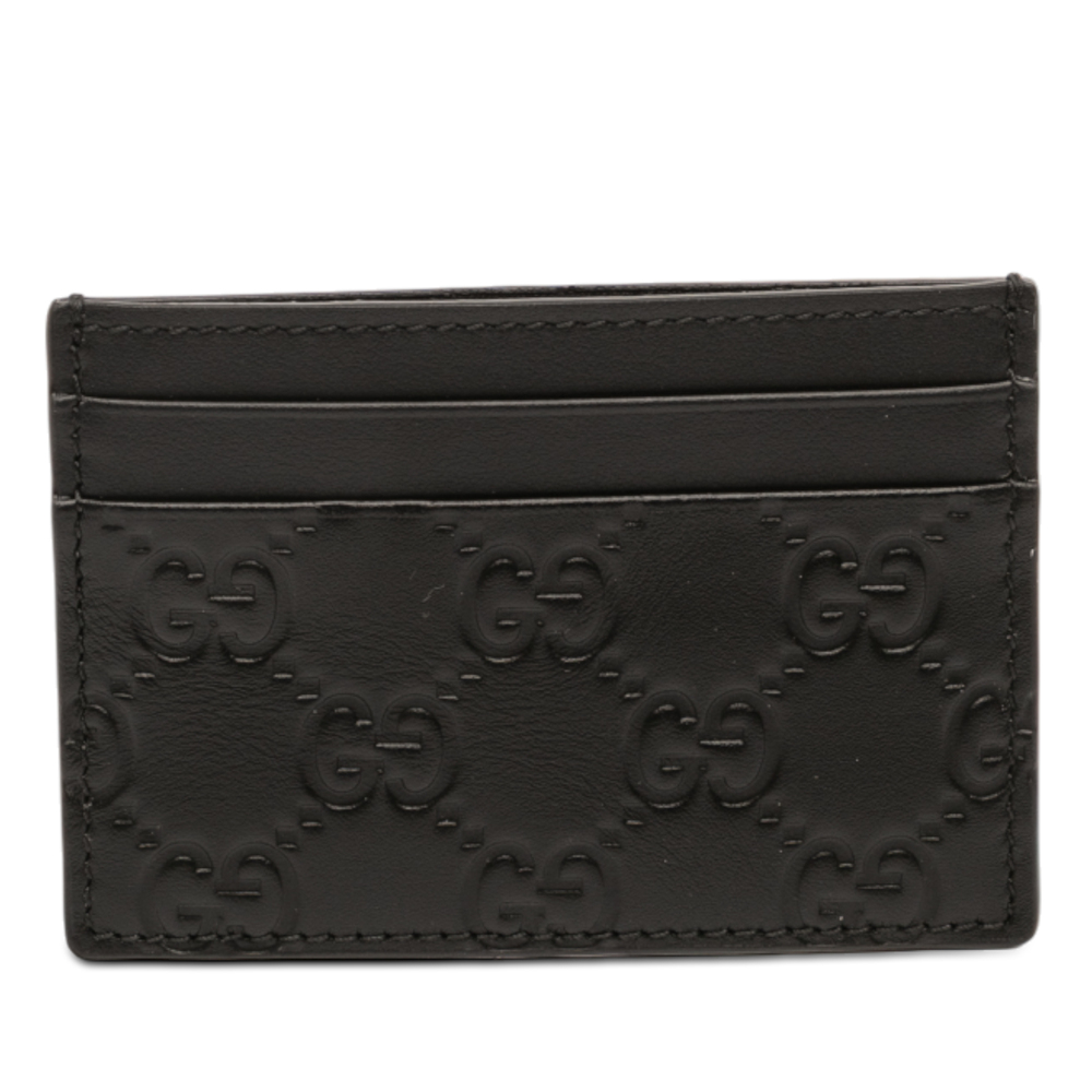 Pre-Loved Gucci Guccissima Card Holder - Picture 1 of 9